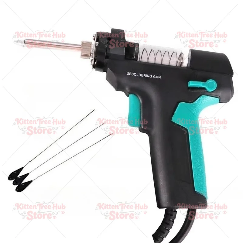 Electric Powerful Desoldering Pump Heated Solder Suction Gun Desoldering Iron