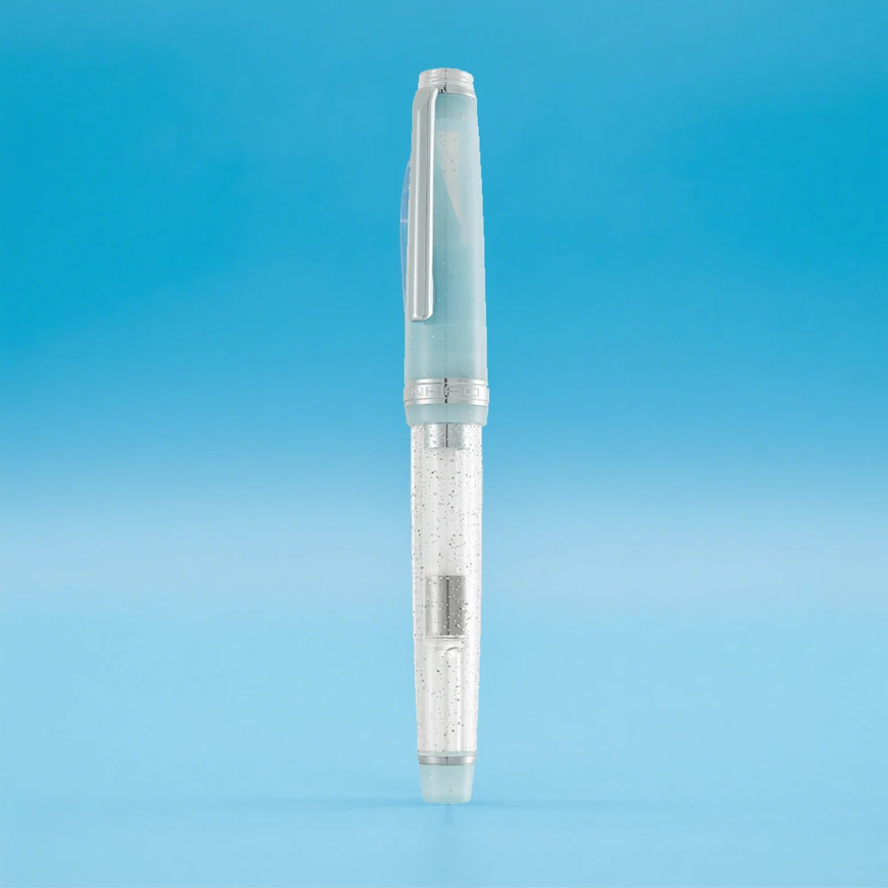 

Ручка-фонтан Jinhao, прозрачная, ледяно-голубая – перо EF, плавное письмо, конвертер, для каллиграфии, школы, офиса, подарок для студента