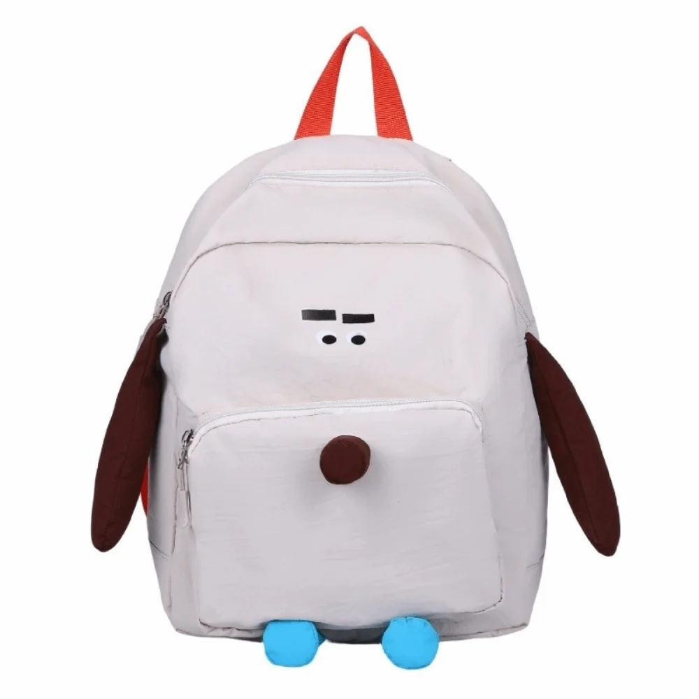 

Детский мультяшный рюкзак с рисунком собаки, легкий, на молнии, с большим объемом, удобный, сумка через плечо