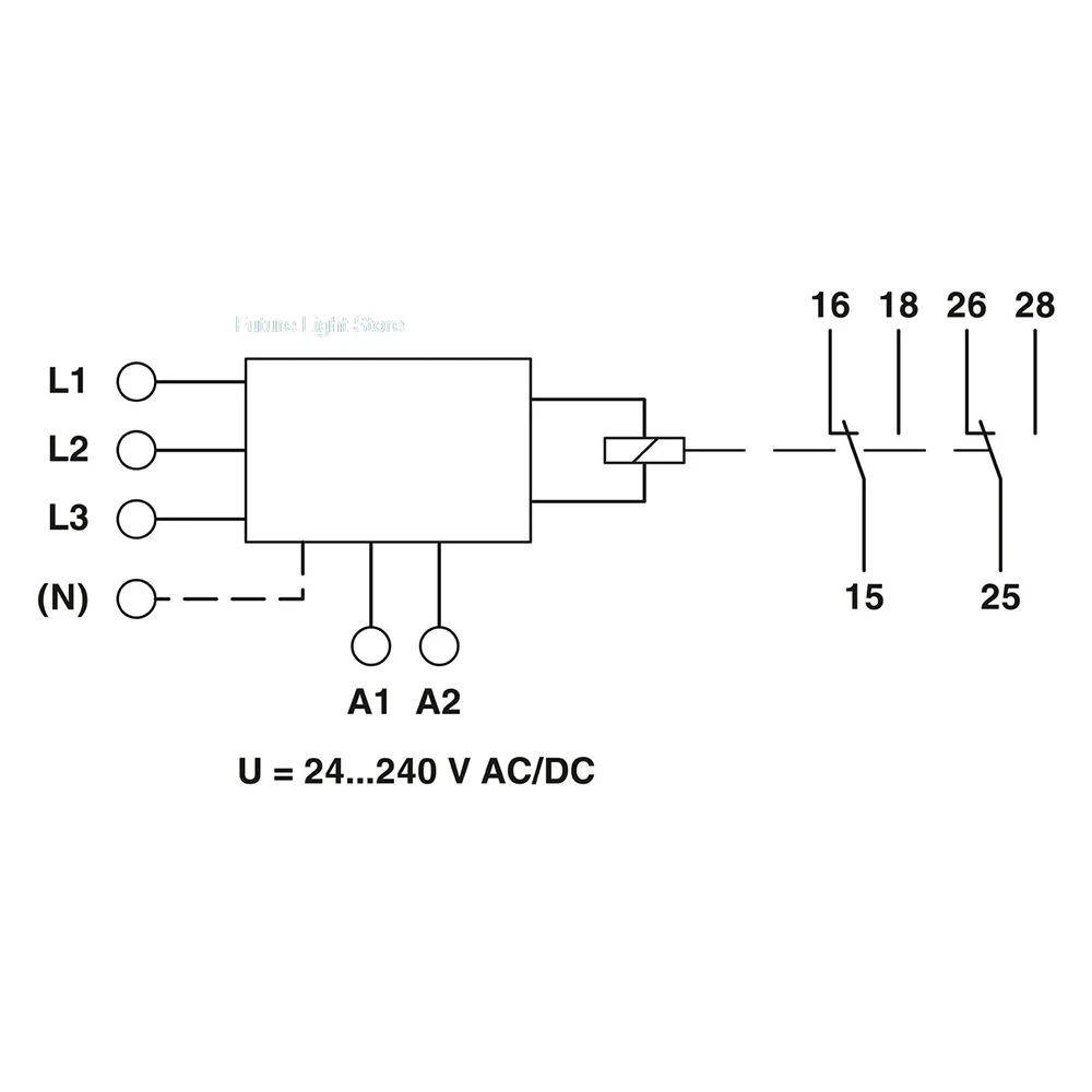 Voltage Monitoring Relay MD-FL-3V-400 2866064 300 V 4 kV