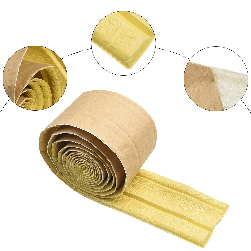 1x Adhesive Foam Molding Trim Skirting Line Selfadhesive Three-dimensional Wall Sticker 3D Foam Edge Sealing Strip Waterproof