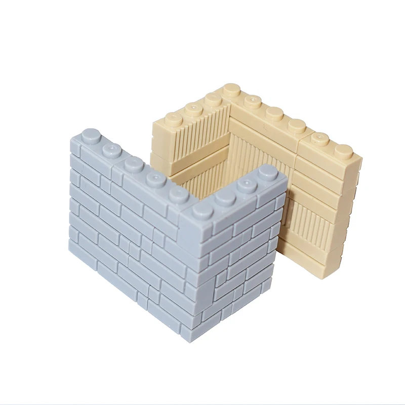 DIY Building Blocks Figures City MOC Thick Wall Bricks Educational Creative Toys for Children Size Compatible with All Brands