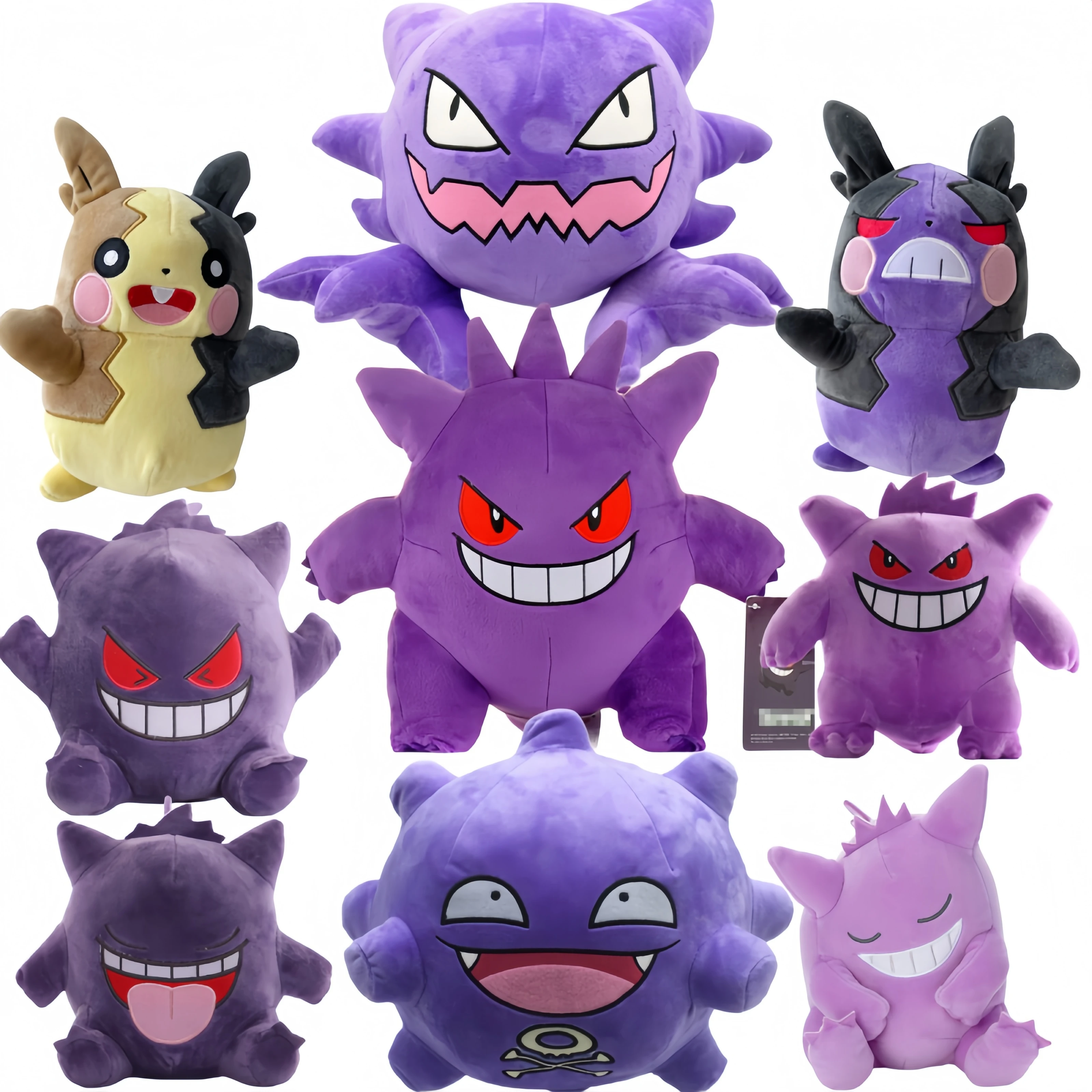 

Pikachu Peluche Pokemon Kawaii Gengar Haunter Soft Plush Toys Anime Morpeko Dragon Psyduck Pikachu Stuffed Peluche Dolls