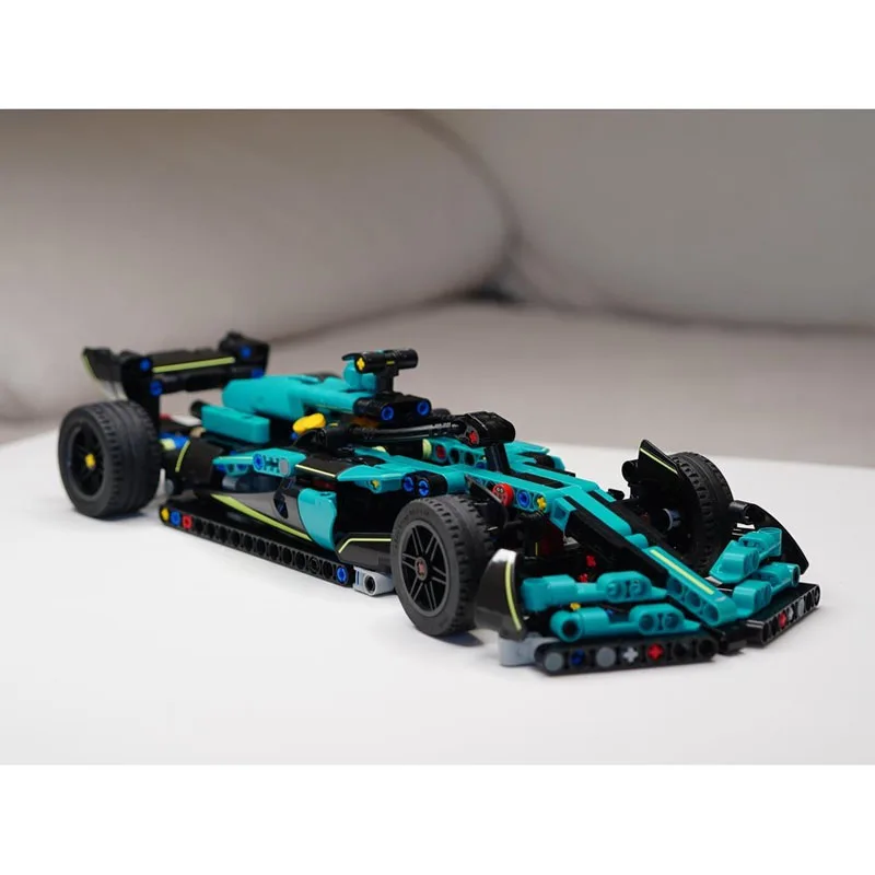 

MOC-224295 New 90s Iconic F1 Sports Car Racing Blocks Model 495 Parts MOC Creative Boys Kids Birthday Building Blocks Toy Gifts