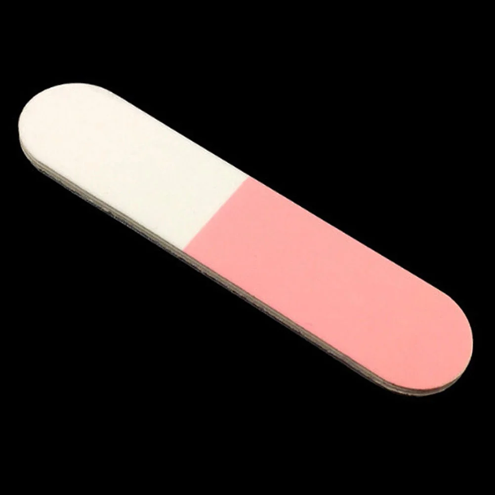 5개입 매니큐어 세트 네일 아트 도구 천연 아크릴 손톱용 홈 살롱용 페디큐어 키트 버퍼 파일 스틸 푸셔 폼 블록