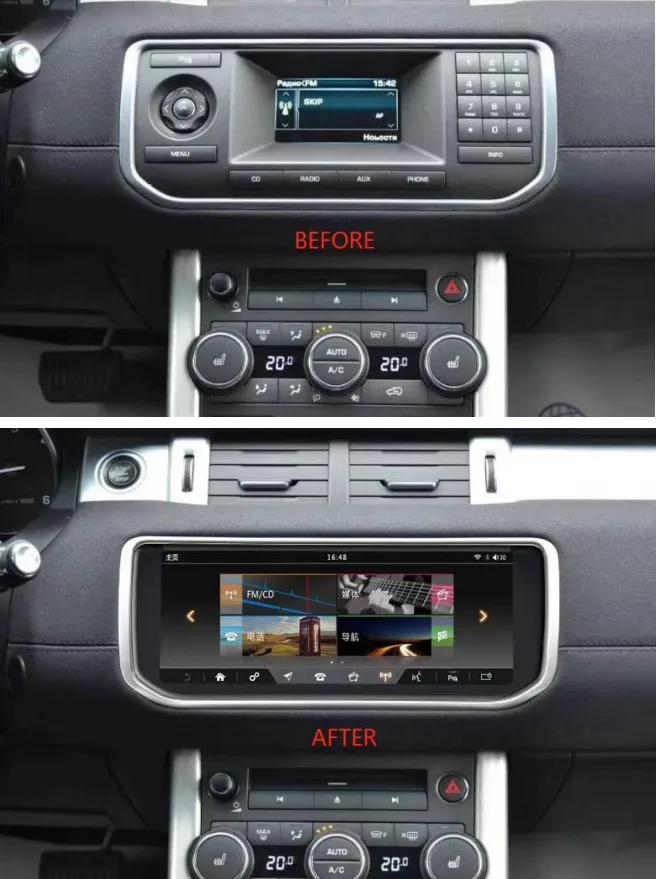 Android 12.0 For Land Range Rover Evoque L538 2011-2019 Car Multimedia Player suitable original 5 inch Screen GPS Navi Stereo