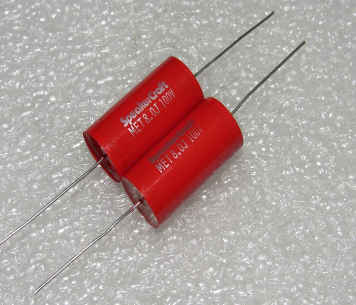 

10PCS/US 100V 8.0UF 805J red robe copper foot frequency division film capacitor