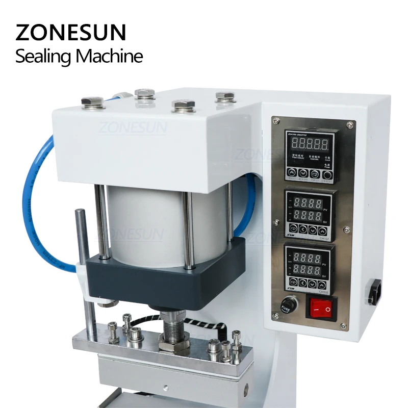 ZONESUN ZS-819G2 Automatic Stamping Machines Leather Logo Sealing Machines Stamper High Speed Card Embossing Machine