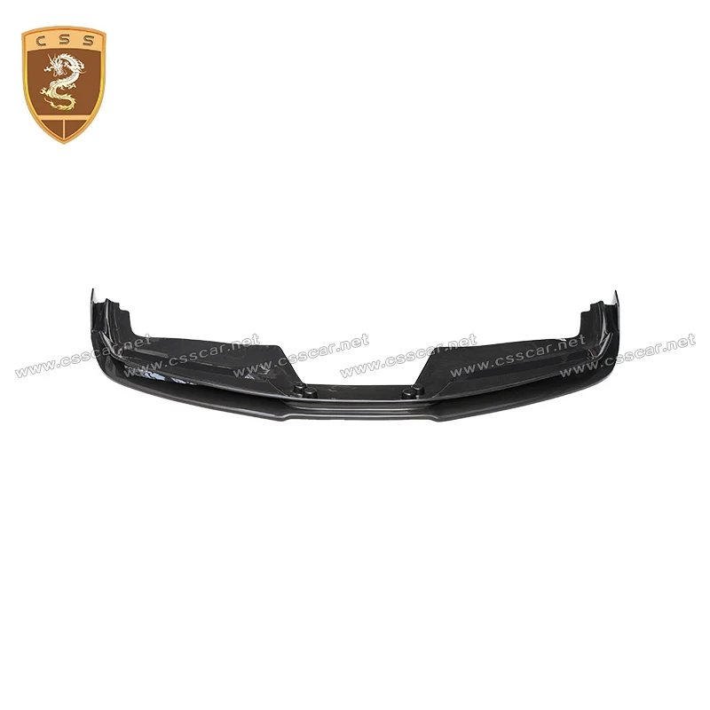 VOR Style Rear Side Bumper Wind Knife Trim Cover For Ferrari 488 Dry Carbon Fiber Front Bumper Lip Diffuser Spoiler Wing