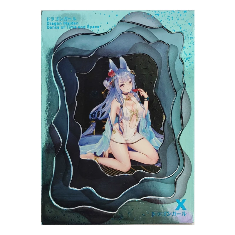 Anime Goddess Story Rare QR PR SP SSP HD SZR EX X Refraction Foil Himiko Artemis Toys for boys Collectible Card Birthday Present