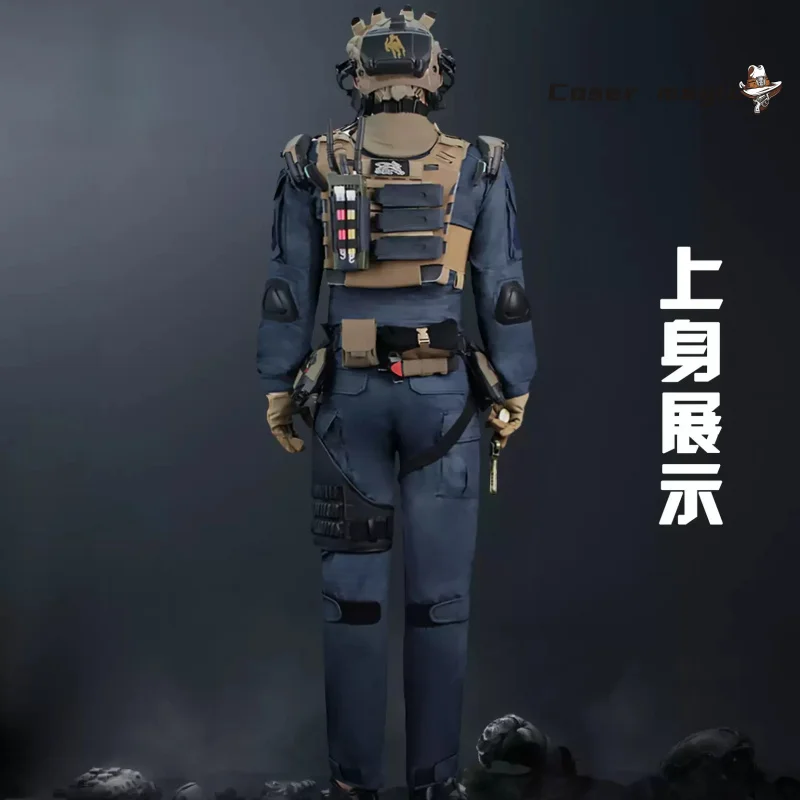 دلتا فورس: هوك اوبز لونغ وي أزياء تنكرية موحدة للهالوين كرنفال حفلة عيد الميلاد لعب الأدوار الملابس الملابس