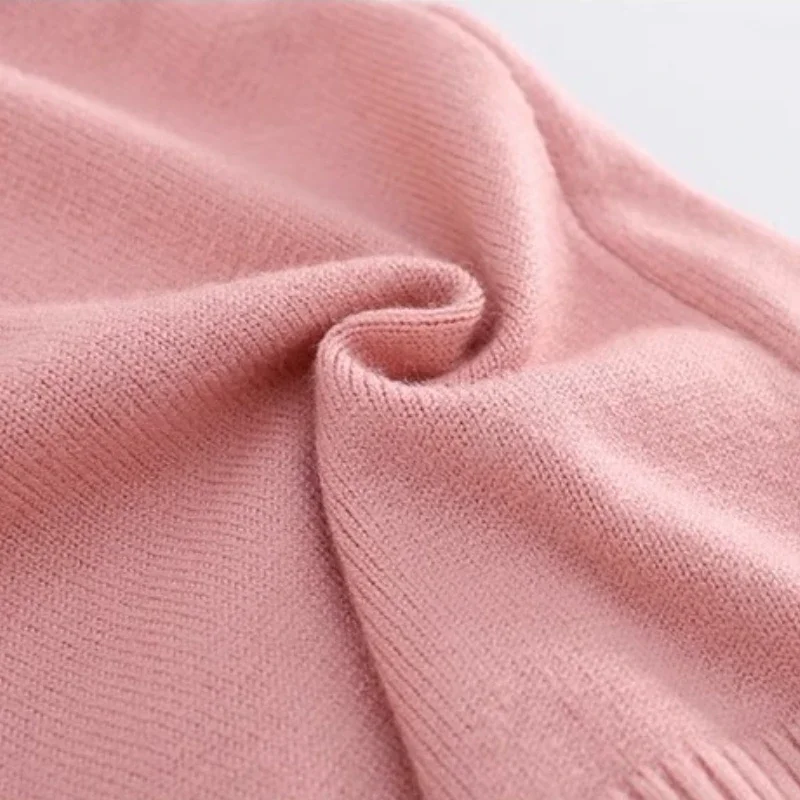 Femmes automne hiver à manches longues recadrée pull 2025 ample solide Cardigan mode tricoté femme vêtements doux col en v hauts courts