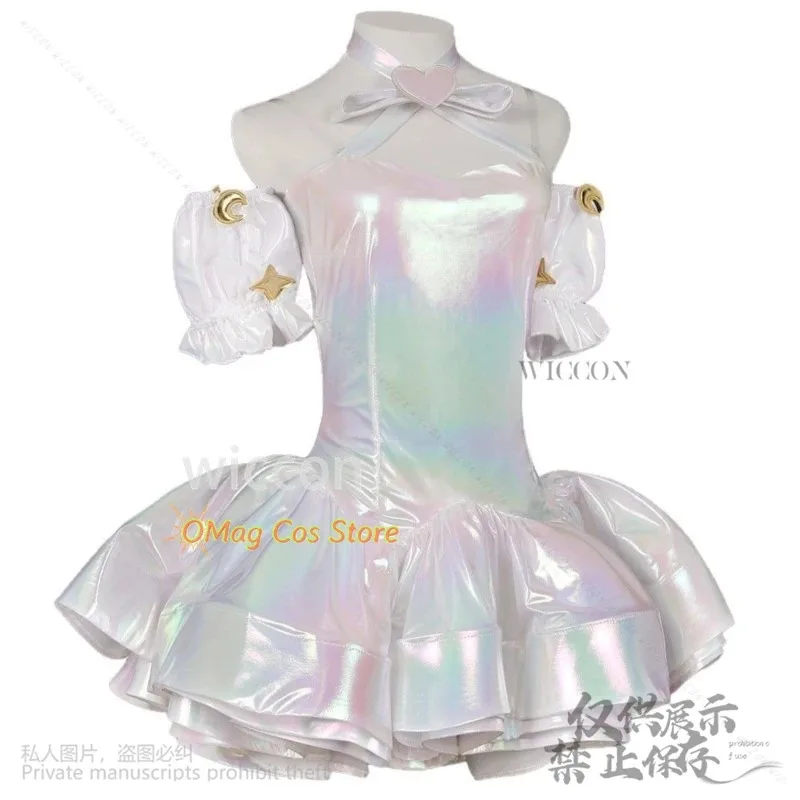 Ngo كانجيل لعبة المحتاجة فتاة جرعة زائدة تأثيري أنيمي زي جيراي كي الفتيات Kawaii الأبيض الليزر لوليتا كعكة فستان الباروكات مخصصة