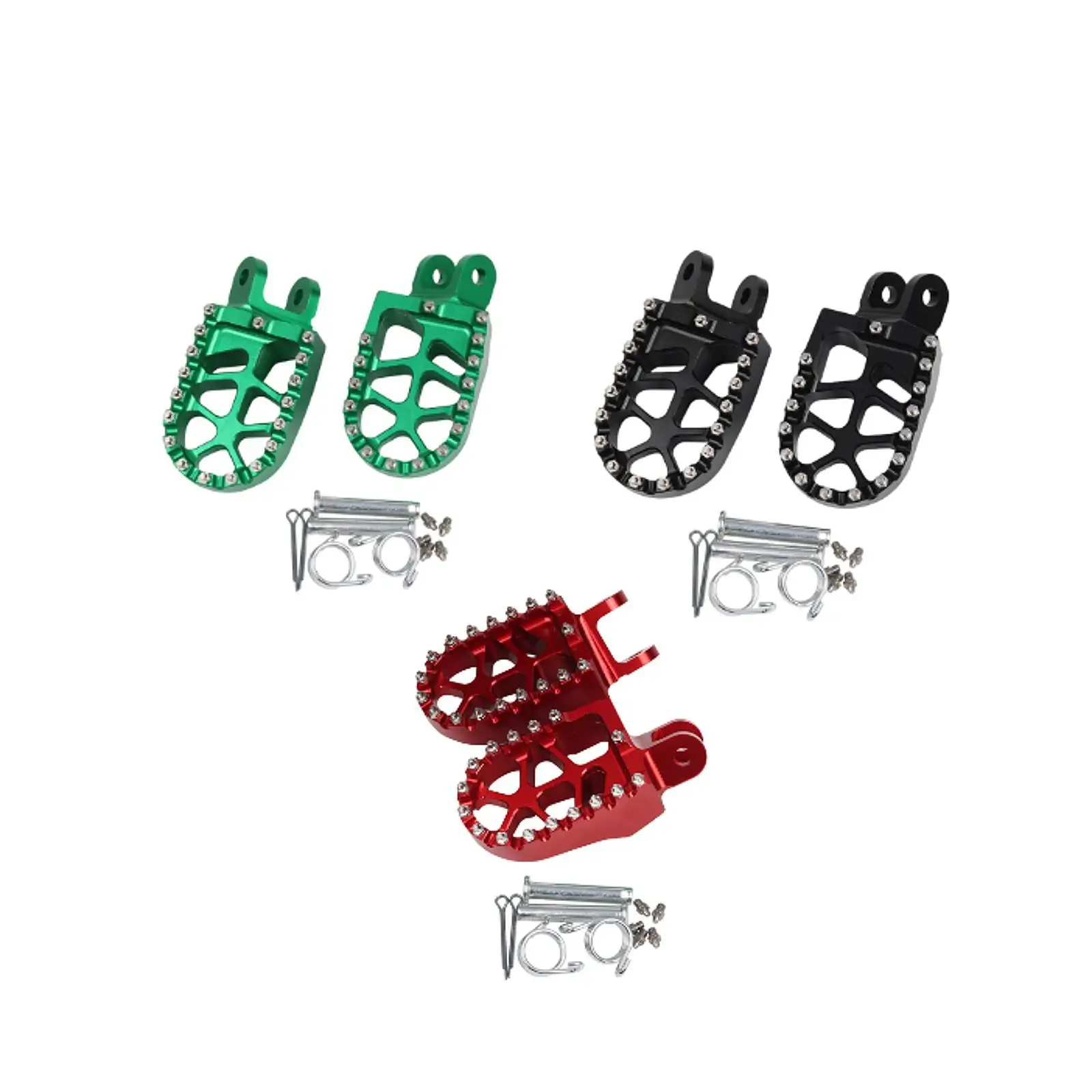 

Motorcycle Foot Pegs for 600 XL600V Practical Aluminum Alloy Riding Accessories Nonslip Pedals for Motorbike Attachments