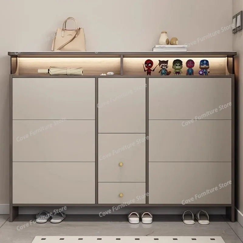 

Fashion Standing Shoes Rack Ultrathin Shelf Entrance Family Interior Salon Shoes Rack Narrow Storage Sapateira Room Decorations