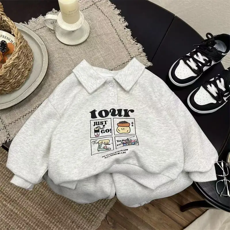 

Boy's Spring Suit 2025 New Fashion Handsome Children's Baby Clothes Children's Leisure Sports 2-piece Set Kids Outfits 80-130cm