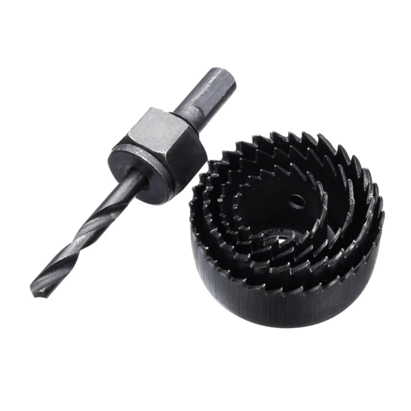 Confezione da 5 set utensili per foratura da taglio con punta per a tazza con sostituzione della rotonda per del