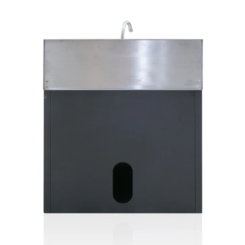 New design suppliers customized outdoor 304 stainless steel kitchen cabinet wash sink with faucet