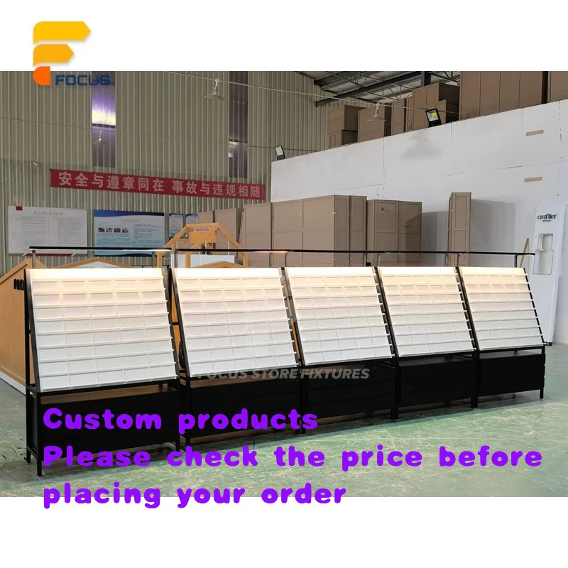 custom.Sustainable Design Powder Coated Metal Display Rack Commercial Interior Design Eyewear Design