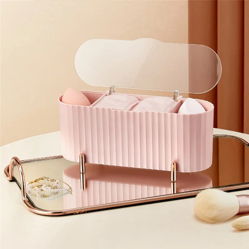 

Customer Favorite Desktop Cotton Swabs Dispenser Holder Cotton Ball Storage Box Jar For Cosmetic Cotton Pads Bathroom Organizer
