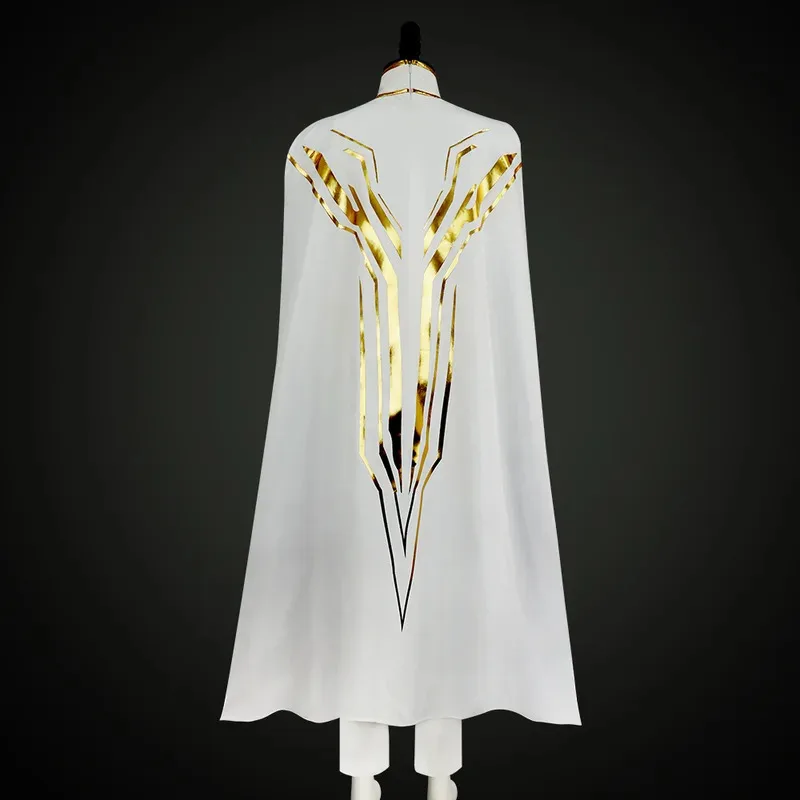 X لطيفة تأثيري حلي بذلة عباءة لين لينغ موحدة حفلة الهالوين الزي للنساء الرجال كرنفال الدعائم