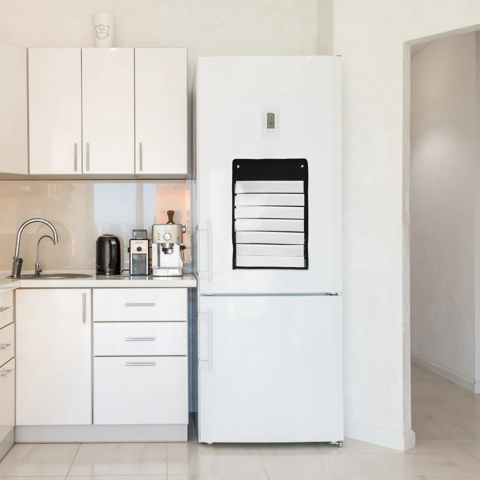 

Набор из 1 магнитного подвесного органайзера из полиэстера с несколькими карманами для хранения на стене/двери, для офиса, класса, для ежедневного расписания