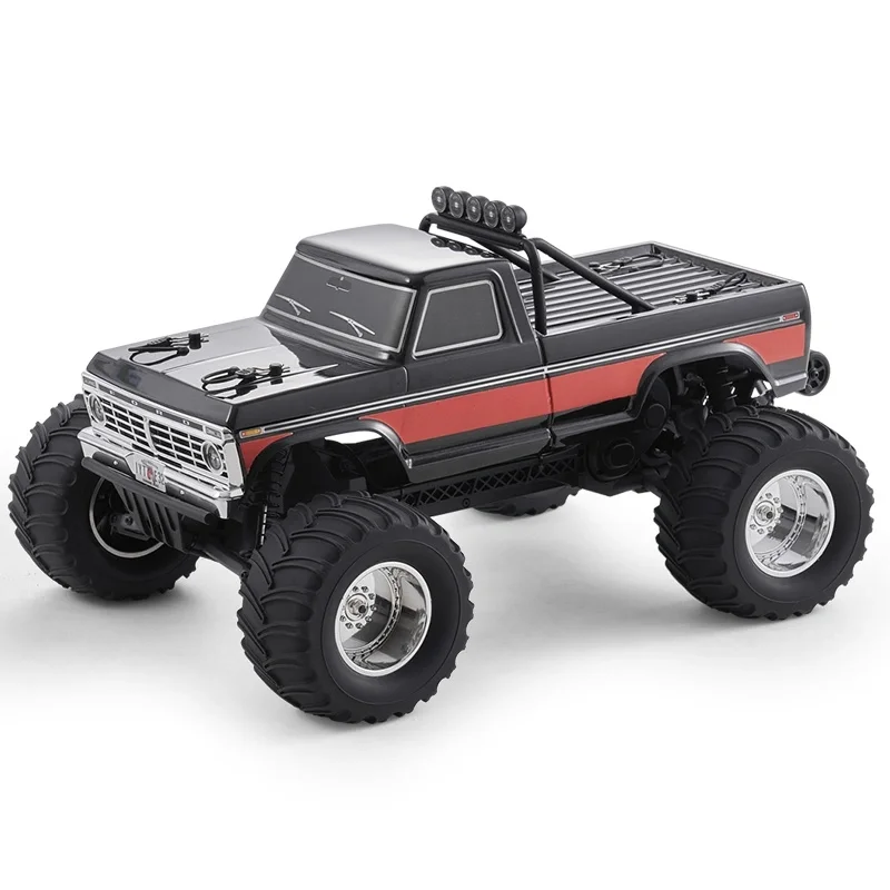 Fms 1/10 Fmt Ford F100 سيارة Rc عالية السرعة 2.4 جرام قطعة سيارة شاحنة كبيرة نموذج 4wd التحكم عن بعد على الطرق الوعرة مركبة لعبة أطفال