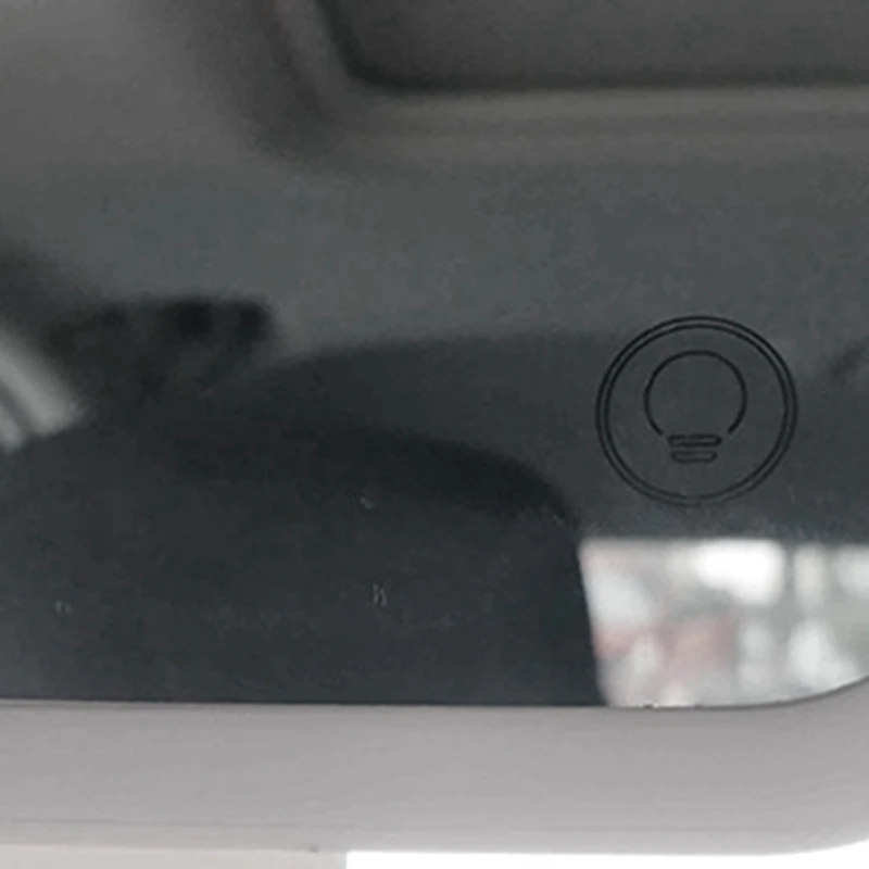 Universal Car Visor Vanity Mirror With LED Lights Built-In Lithium Battery Touch Sensor Rechargeable