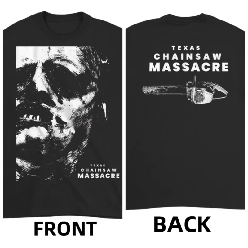 Classic Horror Movie Surrounding T-shirt High Quality Cotton Short Sleeve Men and Women Can Be Thriller Harajuku Dark Retro