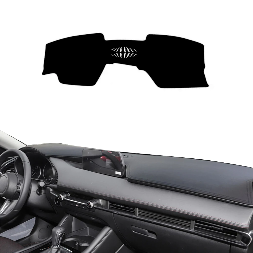 

Dashboard Cover Fit for Mazda 3 2019 2020 2021 2022 2023 2024 2025, Anti-Glare, Anti-Reflection, No Peculiar Smell Non-Slip,