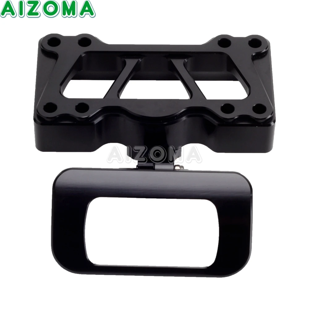 Motorcycle 25/28/32/38mm Handlebar Clamp Adjustable Riser Gauge Mount Kit For Harley Softail FXBB FXBR FXBRS FXST FXLRST 18-2022