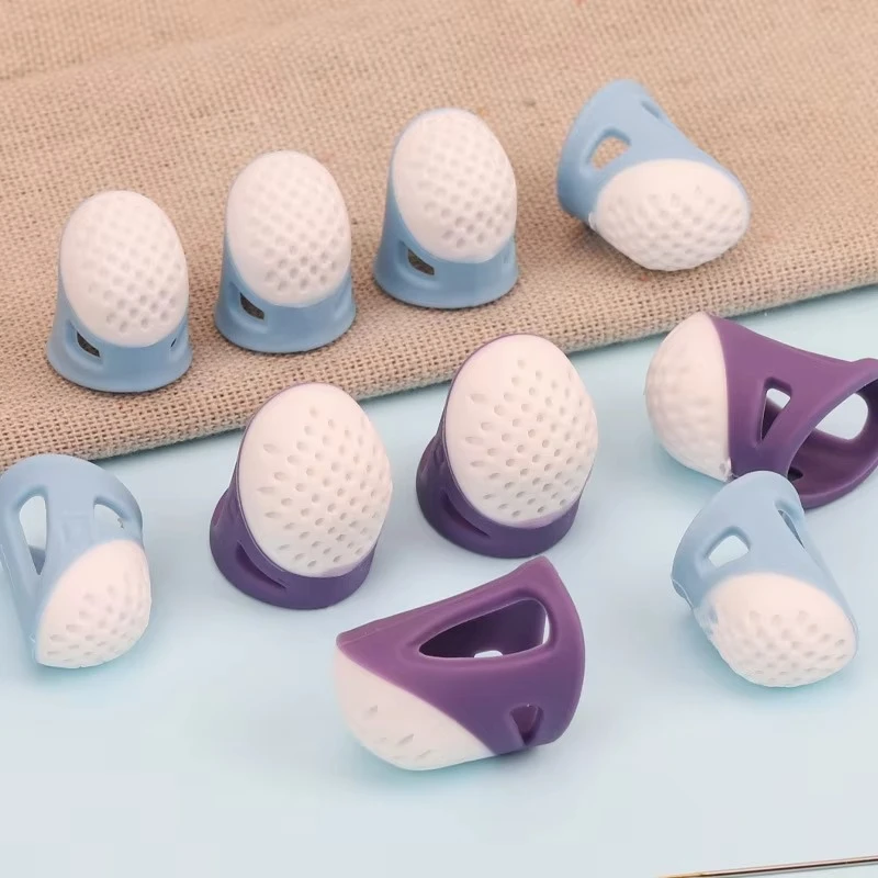

Silicone Thimble Anti-stick Finger Cover Thimble Hand Cross-stitch DIY Sewing Accessories Anti-slip Finger Protection Thimble