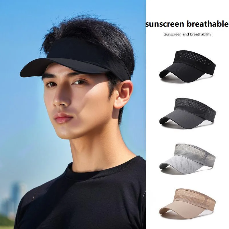 Jockey Visor Long Men's Summer Hats Trucker Cap Womens Hats Designer Short Brim Hat Flat Visor Truckers Cap Female Baseball Cap