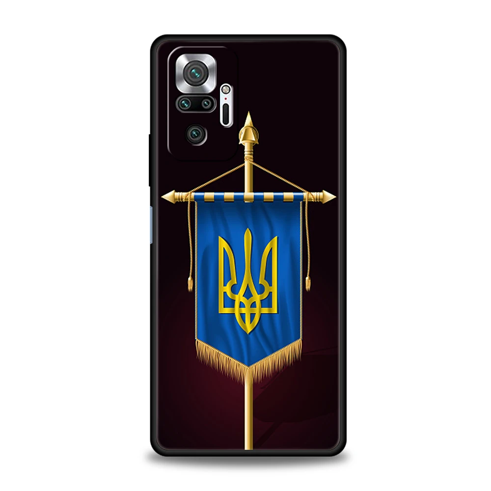 U-Ukraine Flag Phone Case Cover for Redmi 13C 10C Note 13 12 10 11 Pro Plus 7 8T K40 K50 Gaming Pro Plus 5G Soft Shell Capas Bag