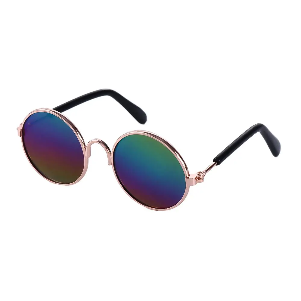 

Round Funny Lovely Reflection Cat Accessories For Small Dog Cat Eye Wear Photos Props Sunglasses Pet Glasses