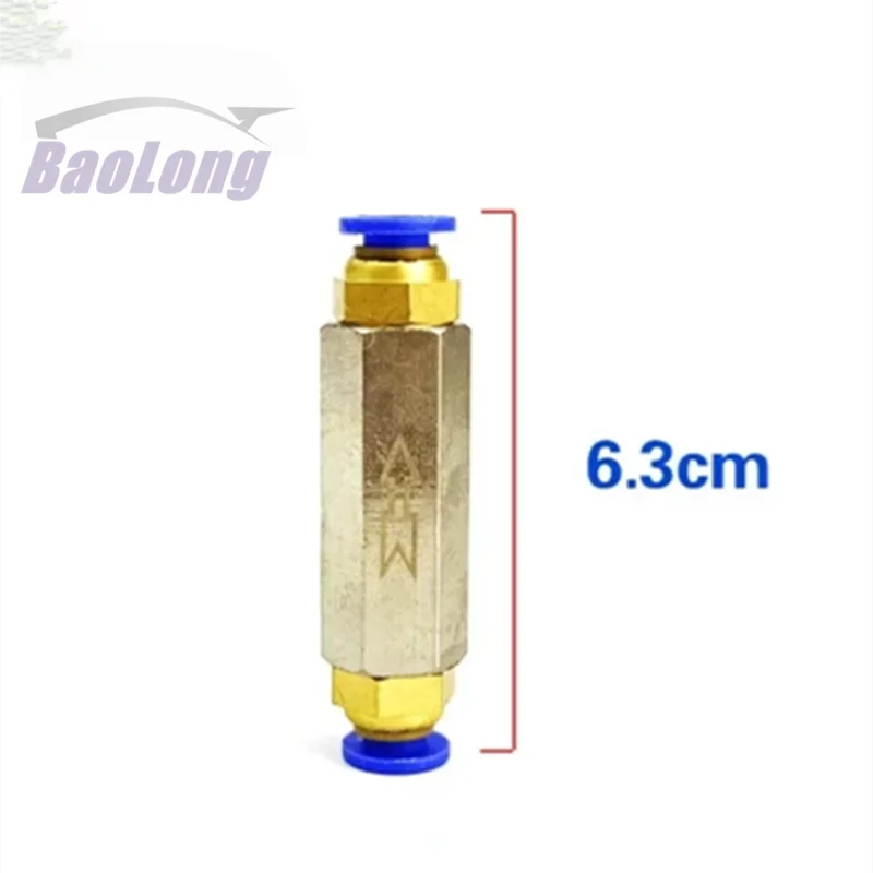 Test Metal Connector 6mm Piezo Injector One-way Tool Return Oil