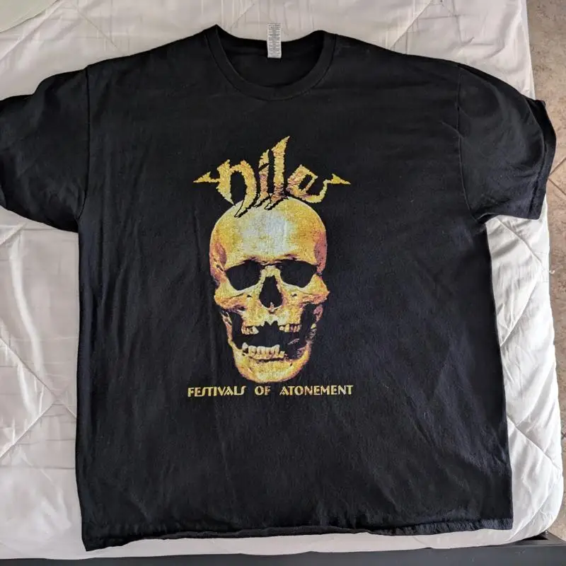 Nile Festivals Of Atonement XL Death Metal Band T Shirt Brand New Official