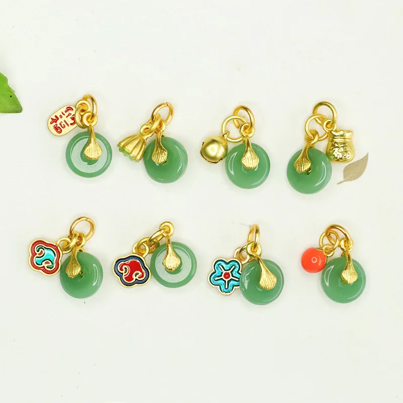 

Медные позолоченные эмалированные цветные застежки-пряжки, аксессуары для браслетов, фурнитура для рукоделия DIY