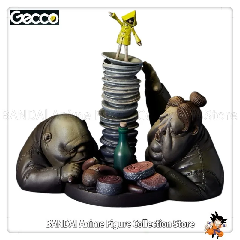 Original Gecco Little Nightmares Mini Figure Collection THE GUESTS Six 85mm Toys Models Ornaments