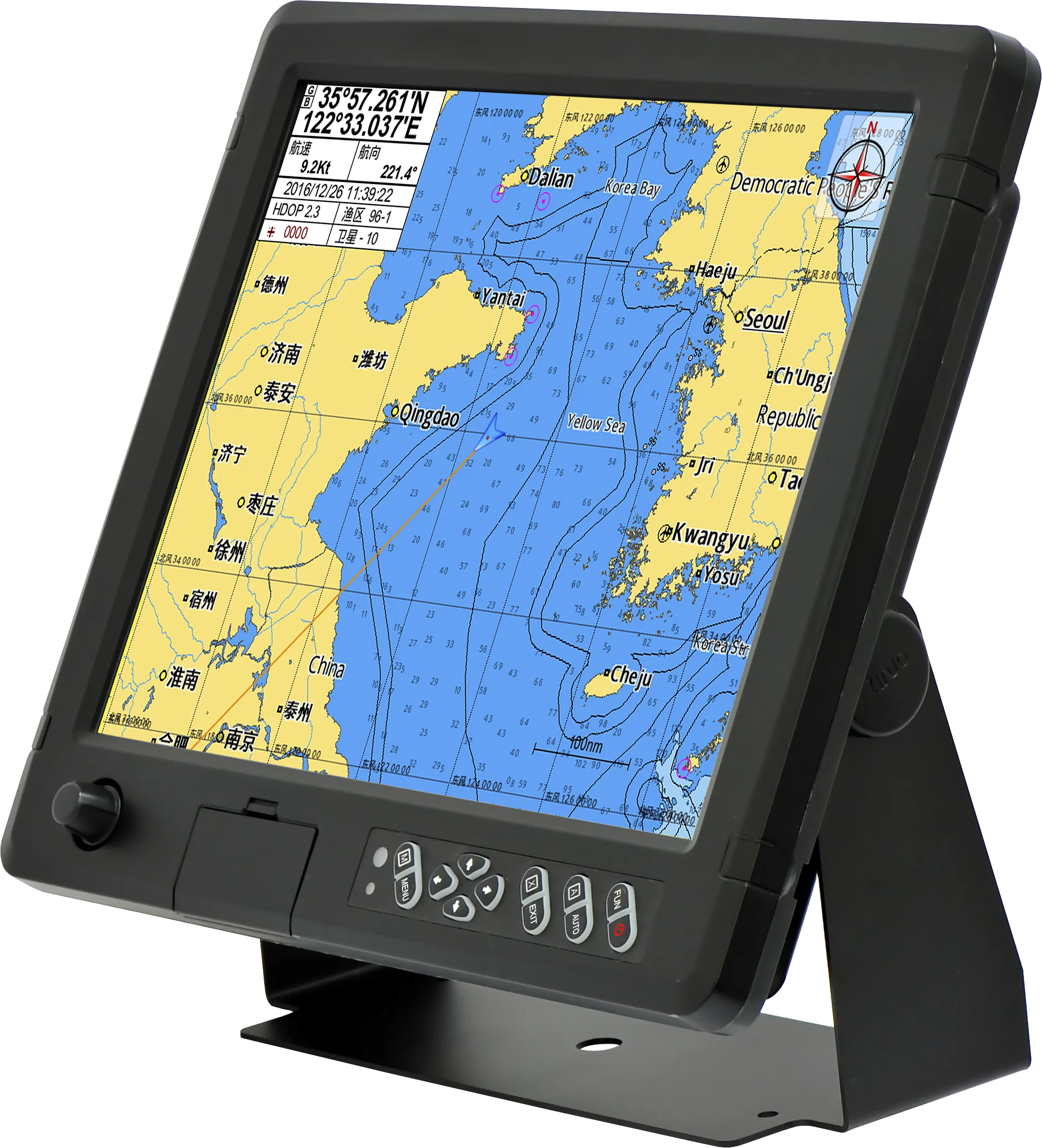 

Factory Direct Commercial Marine TFT Color LCD Monitor 15 Inch Waterproof IP65 IP67 For Radar And Sonar Sounder