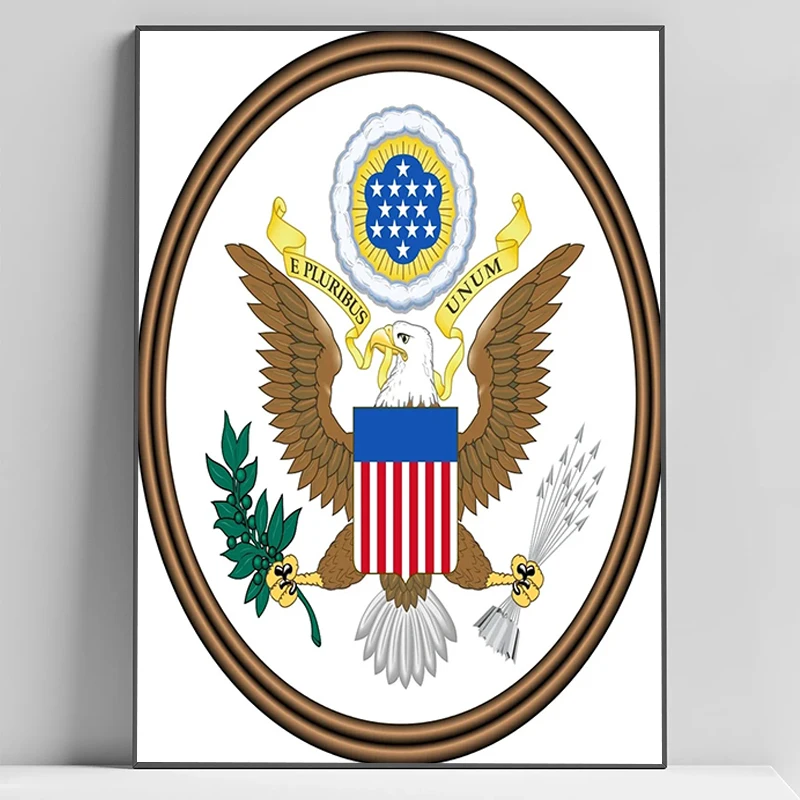 مثيرة للاهتمام السماء العلم لنا العلم ملصق عالي الجودة أوراق الزخرفية جدار صور الديكور ديكور غرفة نوم صورة لغرفة المعيشة