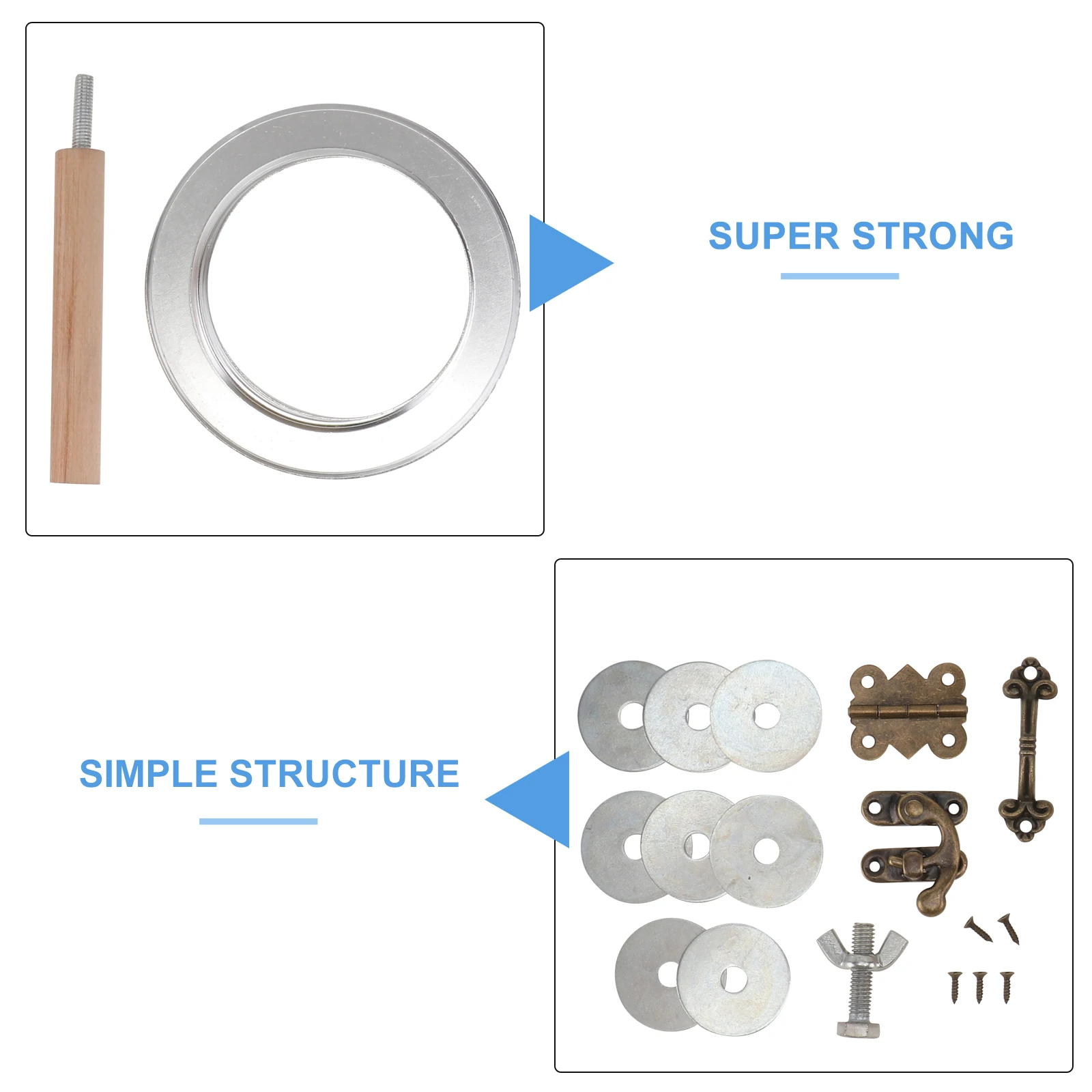 

LongLasting Iron Parrot Breeding Box Accessory AntiBite Ring Practical Nest Protector Bird Cage Components