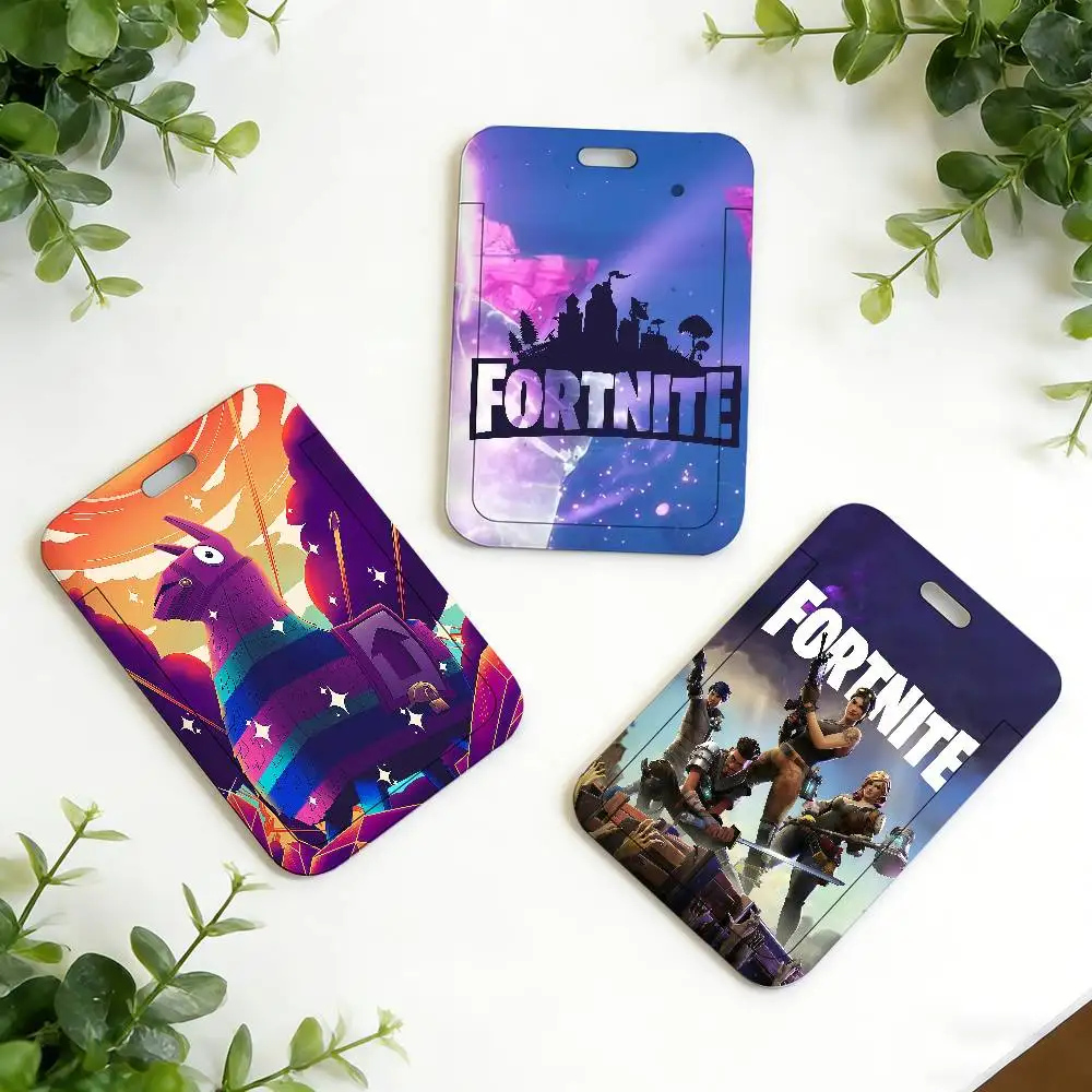 Game F-Fortnite Ausweishalter mit Umhängeband, Anhänger, Schlüsselanhänger, Arbeitsausweishülle, Geschenk