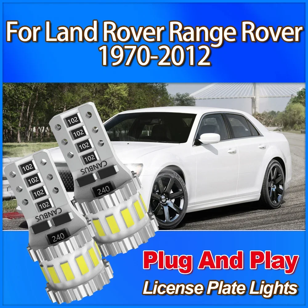 T10 6000K الأبيض لوحة ترخيص ضوء 3400LM CSP رقاقة 12 فولت لاند روفر رينج روفر 1970 1971 1972 1973 1974 1975 1976-2012 #1