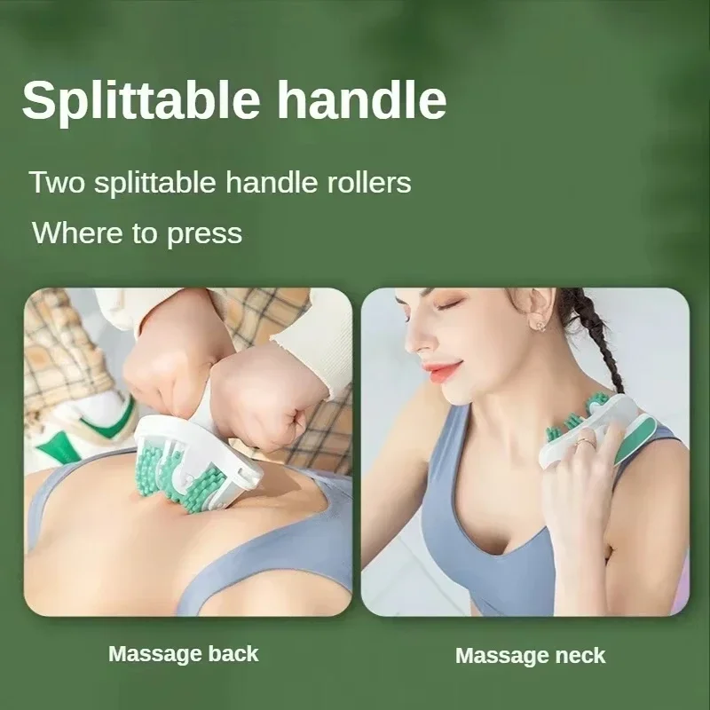 

Manual Roller Muscle Massager For Fat Reduction Suitable For Neck Shoulders Back Arms And Legs Relieves Pain Shapes The Roller