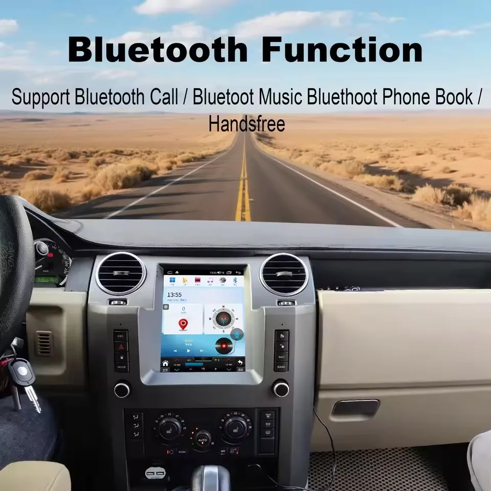

9.7" Touch Screen Car Radio Carplay For Land Rover Range Rover Discovery 3 2004-2009 Multimedia Player GPS Navigation Bluetooth