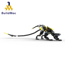 MOC Stalker Machine Horizoned Zero-Dawn Mechanical Monster Action Building Blocks DIY Assemble Bricks Educational Toys Gifts