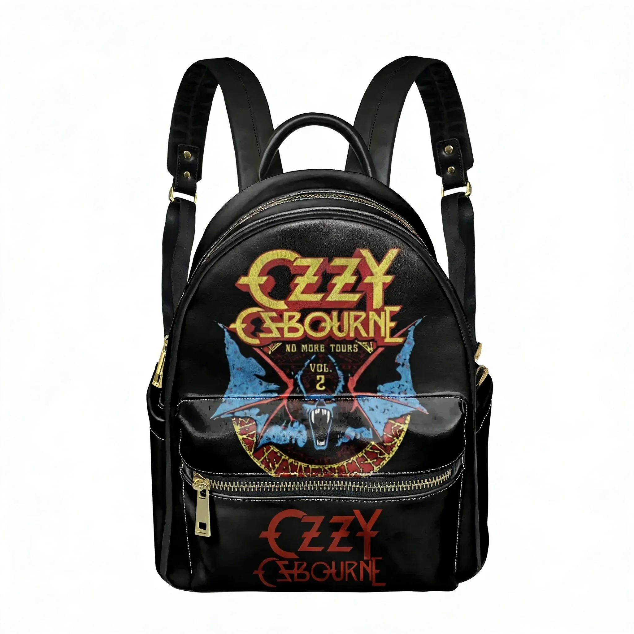 

Ozzy Osbourne Rock Band Backpack Womens Men Personalized Double Shoulder Bag Business Travel Bookbag Rucksack Gift Daypack