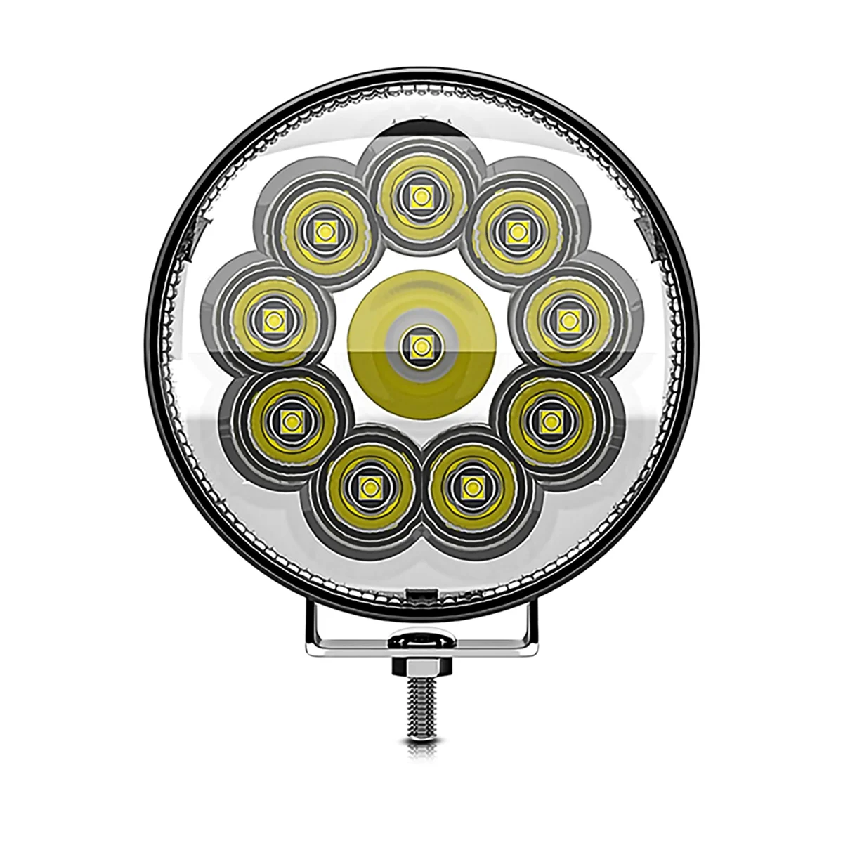 Round LED Offroad Lights Pod Fog Lights, 4.5 Inch Off-Road Lighting Driving Work Light for Trucks Tractor ATV UTV Boats