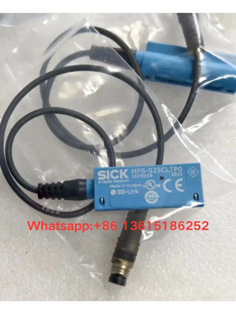 Used MPS-025CLTP0 Magnetic Cylinder Sensor, Order Number: 1079358, functions have been tested and are working normally